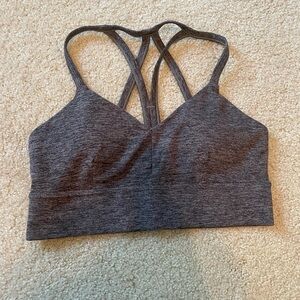 Gray/Brown Women's Athletic Top